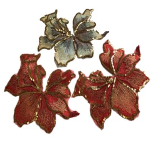 Parches de aplique bordado flor lentejuelas insignia para ropa accesorios de costura - Imagen 1 de 10