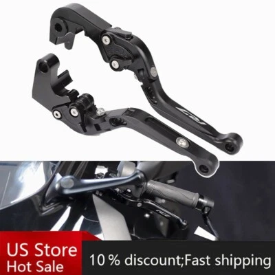 Palancas de embrague de freno extensibles plegables ajustables para YAMAHA YZF R7 2021-2024 Foto 1 de 4