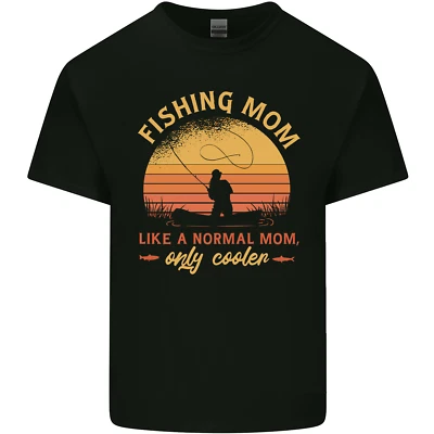 Fishing Mom Like a Normal but Cooler Kids T-Shirt Childrens - Image 1 of 4