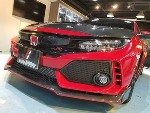 Real Carbon Fiber spoiler body kit fit for Honda 2018 Civic Type-R FK8 - Picture 1 of 11