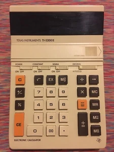 Texas Instruments TI-5200 II (1983)(105399)VTG calculator - Picture 1 of 2