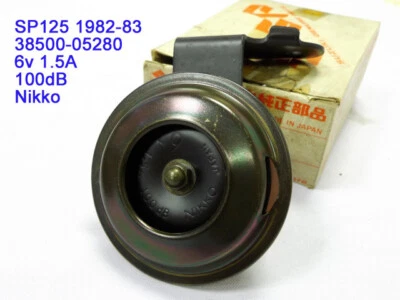 Suzuki SP125 Horn 6v 1982-1983 NOS Genuine 125cc SP Beeper HORN OEM 38500-05280 Foto 1 de 4