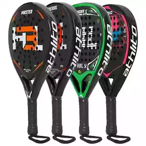 Rocket Padel Bats Carbon Fiber Racket Set Beach Tennis Set And Free Three Balls - Picture 1 of 50