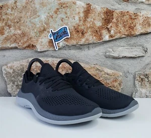 Crocs Literide 360 Pacer Damen-Sneaker Größe 8 schwarz/schiefer/grau - Bild 1 von 13