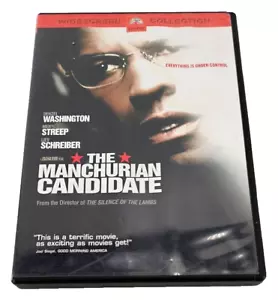 The Manchurian Candidate DVD Movie Video Denzel Washington Meryl Streep Rated R - Picture 1 of 4
