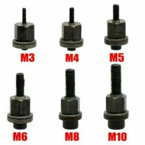 Juego de herramientas de tuerca de remache manual tuercas de cabeza de pistola instalación simple remachadora M3-M10 - Imagen 1 de 20