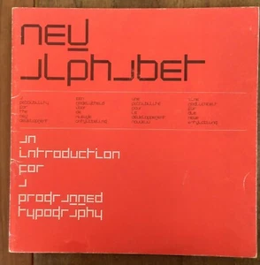 New Alphabet. Quadrat-print. - Foto 1 di 2