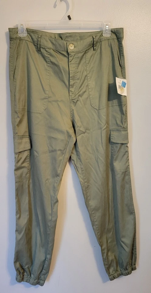 Новый с Ярлыками Falls Creek оливковый хаки грузовой бегунов брюки 16 - Изображение 1 из 4