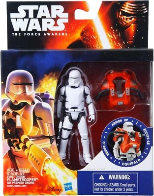 2015 Disney Hasbro Star Wars th Force Awakens First Order Flametrooper Figure - Image 1 of 2