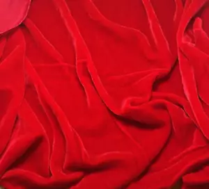 100% Silk Rayon Velvet Solid Fabric 45”W Clothing,Drapery,Dresses 30 Color by th - Picture 1 of 3