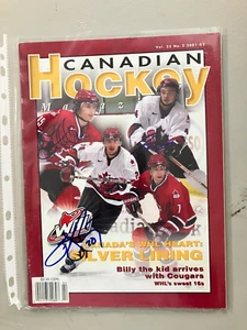 Jay Bouwmeester Autographed Canadian Hockey Magazine Upshall-Sutherby - Picture 1 of 1