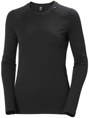 Helly-Hansen LIFA Merino Crew Peso Medio - Capa Base Mujer, Transpirable, Foto 1 de 4