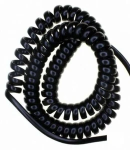 CB UHF Radio Car Truck Communication Microphone Lead Curly Cord 3 Core 1.8M - Picture 1 of 2