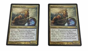 Magic The Gathering MTG X2 Battlewise Hoplite Creature-Human Solider - Picture 1 of 2
