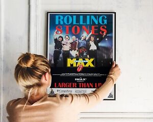 The Rolling Stones Concert Imax Live Tour Poster : King Size Print 30"