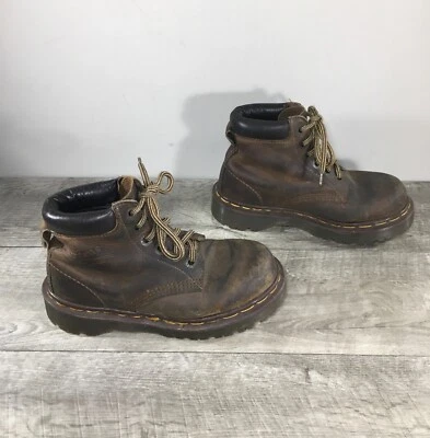 Botas de combate Dr Doc Martens England para mujer 1460 de cuero marrón talla UK 3 US 5 Foto 1 de 4