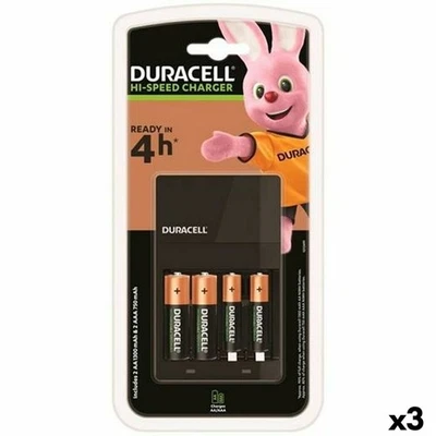 Chargeur + Piles Rechargeables DURACELL [3 Unités] - Photo 1/2