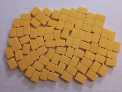 Cardinal Butterscotch Bakelite Mah Jong Partial set 90 Tiles - Image 1 of 4