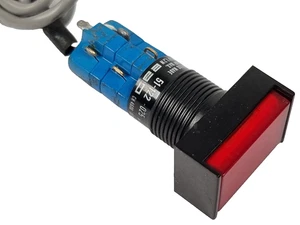 EAO 51-122 Swiss Made Drucktaster Lampenschalter 60V/1,2W Panelmontage Push - Bild 1 von 14