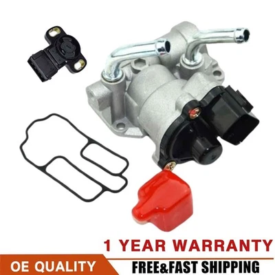 Idle Air Control Valve & Throttle Position Sensor For Mitsubishi Mirage 97-02 Foto 1 de 4