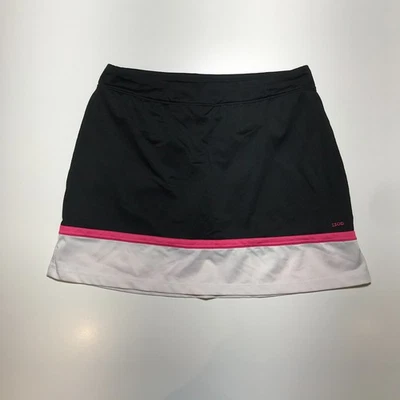 IZOD Mujer Cool FX Skort Atlético Correr Golf Negro Blanco Rosa Rendimiento S Foto 1 de 4