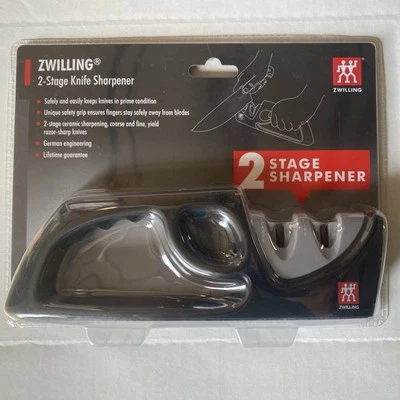 NEW Zwilling  2 Stage J A Henckels Pull Through Knife Sharpener Sealed - Image 1 of 2