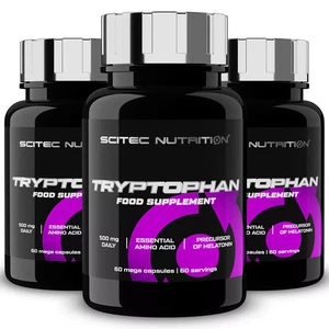 TRYPTOPHAN - 60-180 Capsules - Best Serotonin Boost Good Mood Appetite Blocker - Picture 1 of 7