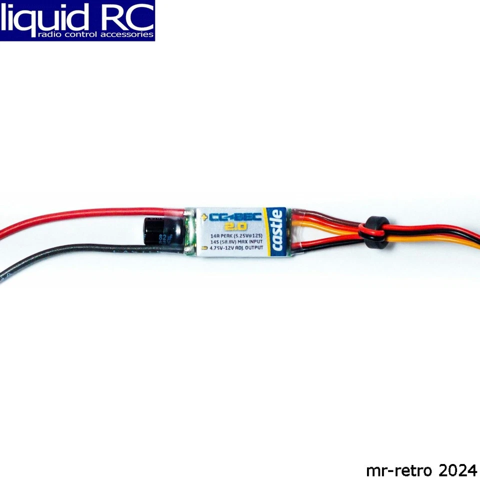 Castle Creations 010-0154-00 Castle Bec 2.0 20a Salida máxima 010-0154-00 Foto 1 de 1