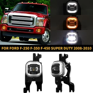 2PCS Bumper LED Fog Lights For Ford F-250 F-350 F-450 Super Duty 2008 2009 2010 - Picture 1 of 12