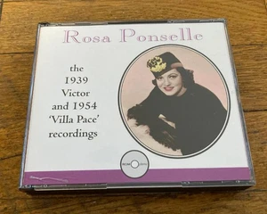 Rosa Ponselle: the 1939 Victor and 1954 'Villa Pace' recordings (3 CD set, 1996) - Picture 1 of 3