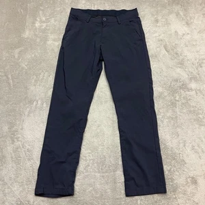 Copper & Oak Men’s Tech Pants Size 32x30 Navy Blue Flat Front Chino Casual Work - Picture 1 of 11