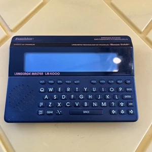 Franklin Language Master LM4000 Talking Pronouncing Dictionary Thesaurus TESTED - Picture 1 of 5