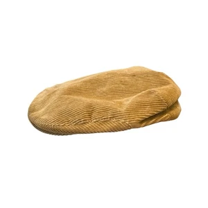 Vtg Furst Brown Tan Derby Corduroy Wool Newsboy Cap Hat 90s Y2K Grunge Boho - Picture 1 of 9