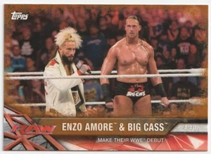 2017 Topps WWE Road to WrestleMania Bronze #71 Enzo Amore & Big Cass Debut - Picture 1 of 2
