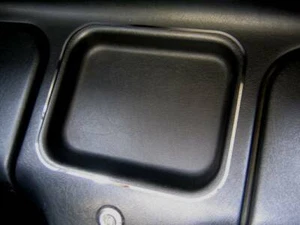 D Honda CRX del Sol Chrom - Rahmen für Ablage hinten - Edelstahl poliert - Picture 1 of 3