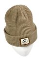 Letter Patch Adventure Decor Cuff Beanie Unisex One Size Tan Winter Casual