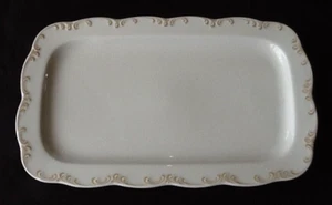 Rosenthal Classic Rose Monbijou braune Ranke Platte rechteckig 26 x 16 Neuwertig - Bild 1 von 4