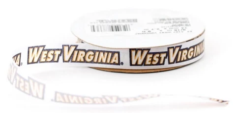 West Virginia Mountaineers Ribbon - Licensed By Offray - Made In USA Cover