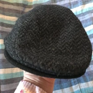 Polo de Lana Ralph Lauren Marrón Newsboy Driver Sombrero Gorra Plana Talla L/XL - Imagen 1 de 5