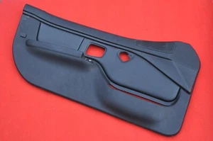 1996-2002 BMW Z3 Factory Front LEFT Interior Door Panel Trim BLACK Leather oem - Picture 1 of 12