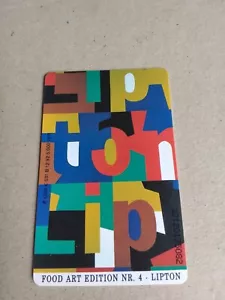 Germany new chipcard Food art number 4 Lipton - Picture 1 of 2