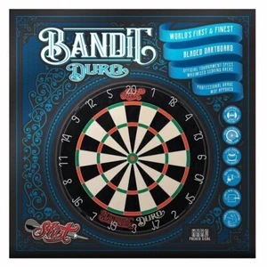 SHOT DARTS Bandit Duro Bristle Dartboard African Conditioned Sisal Mancave - Picture 1 of 10