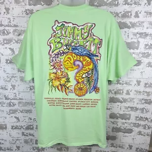 Camiseta Jimmy Buffett I Don’t Know Tour Talla 2XL Verde 2016-2017 May Have Flaws*** - Imagen 1 de 12