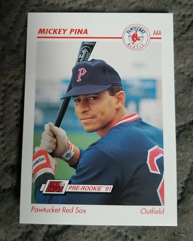 1991 Line Drive AAA #364 Mickey Pina - Pawtucket Red Sox  - Image 1 of 2