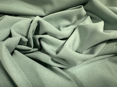 THE FABRIC MERCHANT Tessuto maglia elastica Scuba Crepe Spandex, al metro - semplice - verde pesce