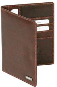 Felda Rfid Blocking Leather Passport Cover Holder Travel Wallet With Credit Card - Picture 1 of 21