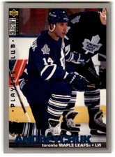 1995-96 Collector's Choice Player's Club Dave Andreychuk #20 Toronto Maple Leafs