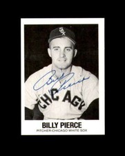 Billy Pierce Signed 1977 Galasso Greats Chicago White Sox Autograph