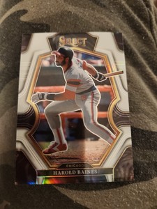 2023 Panini Select Harold Baines White Sox White PRIZM /149
