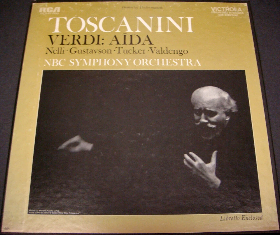 [EX 3 LP SET] Toscanini,Verdi:Aida,NBC Symphony Orch,Nelli,Gustavson | VICS-6113 - Image 1 of 1